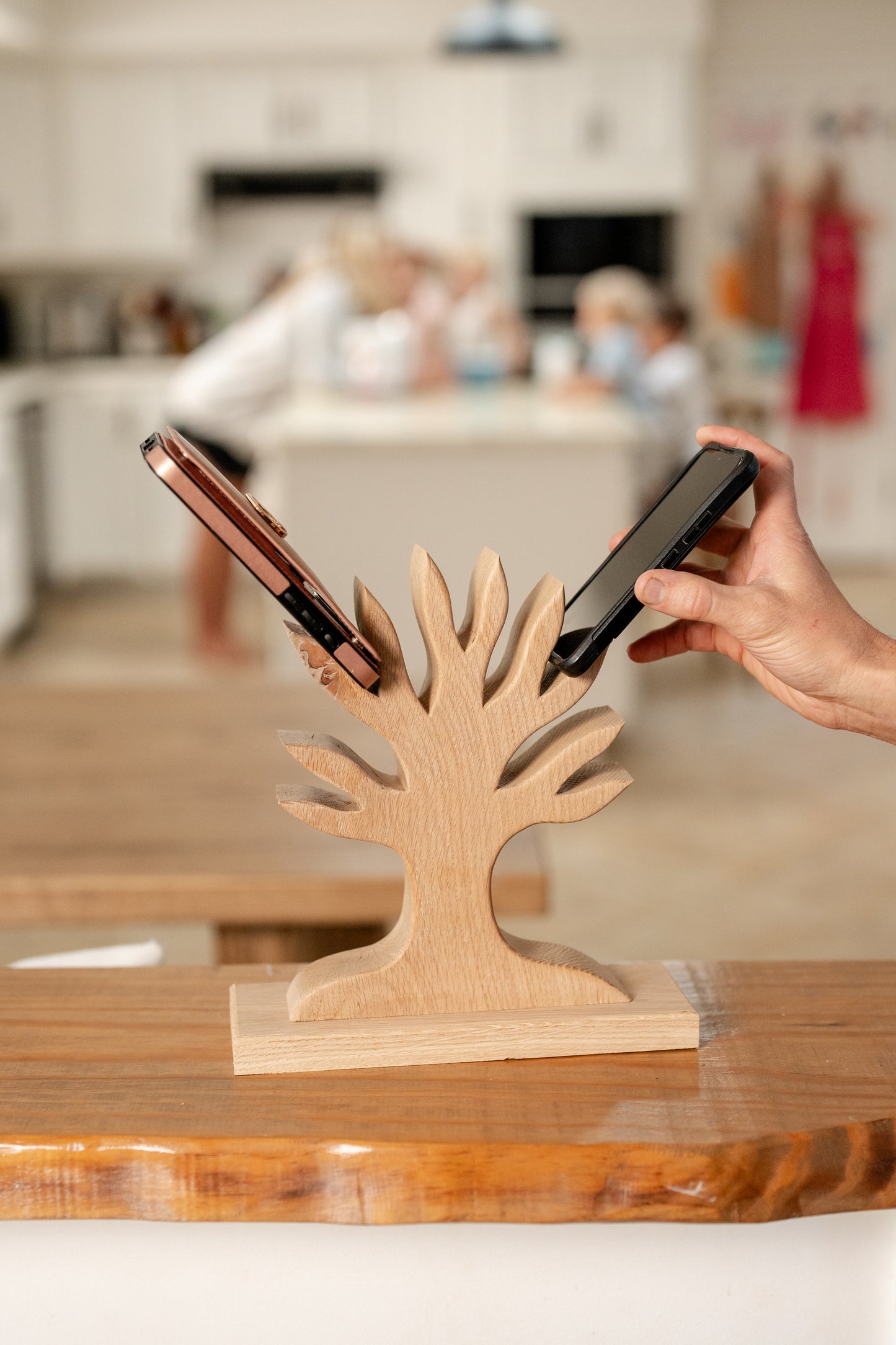 Phone Tree Mini - White Oak